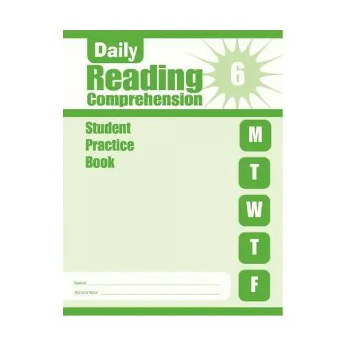 Evan moor educ publ Daily reading comprehension, grade 6 student edition workbook