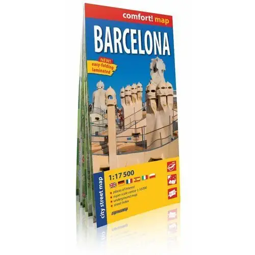 Barcelona (barcelona) laminowany plan miasta 1:20 000 Expressmap
