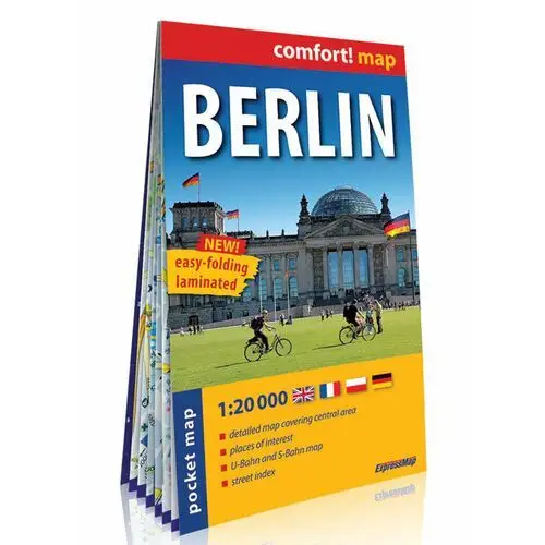 Expressmap Berlin kieszonkowy laminowany plan miasta 1:20 000