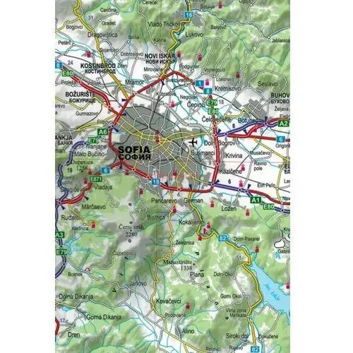 Expressmap Bułgaria 1:520 000. laminowana mapa samochodowo-turystyczna