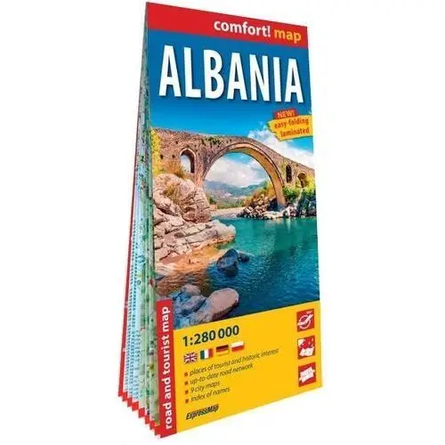 Comfort! map albania 1:280 000 Expressmap