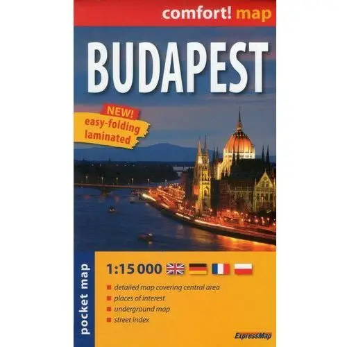 Comfort! map budapest pocket 1:15 000 w.2020 - praca zbiorowa Expressmap