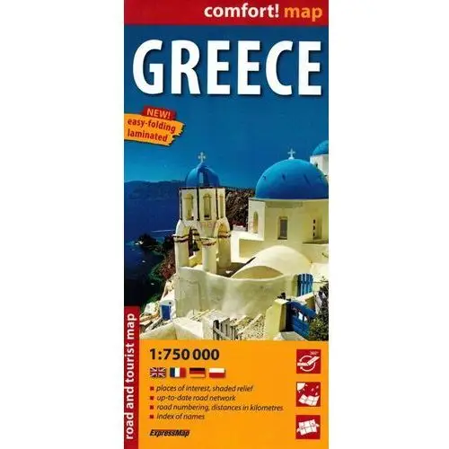 Comfort! map Grecja 1:750 000, 6665