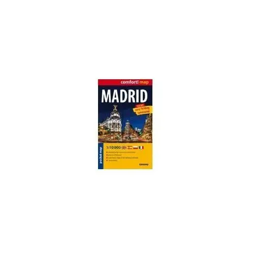 Comfort! map madryt (madrid) 1:10000 plan miasta