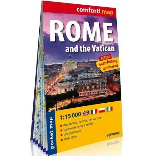 Comfort! map Rzym i Watykan 1:15 000 w.2020 - Praca zbiorowa