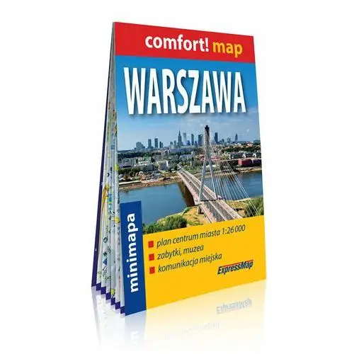 Comfort! map warszawa 1:26 000 minimapa Expressmap