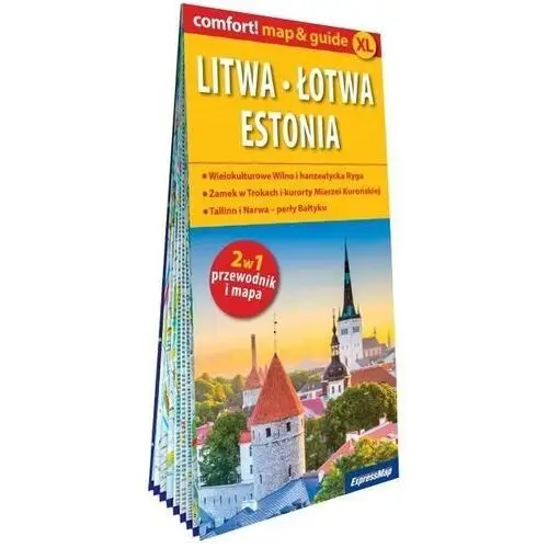 Comfort! map&guide Litwa, Łotwa, Estonia lam