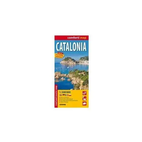 Comfort!map catalonia 1:300000 laminat mapa samoch Expressmap
