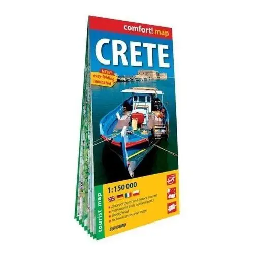 Comfort!map crete (kreta) 1: 150 000 lam w.2023 Expressmap