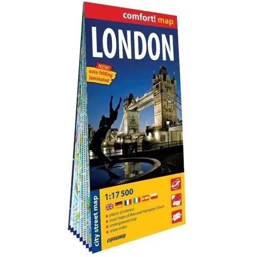 Comfort!map Londyn (London) 1:17 500 laminowany