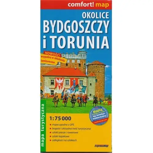 Comfort!map okolice bydgoszczy i torunia 1:75 000 Expressmap