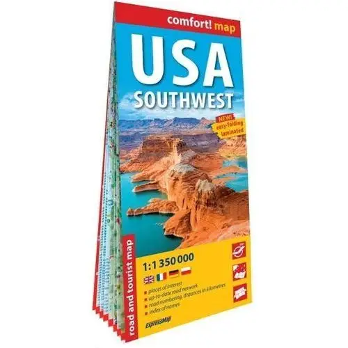 Comfort!map USA południowo-zachodnie 1:1 350 000