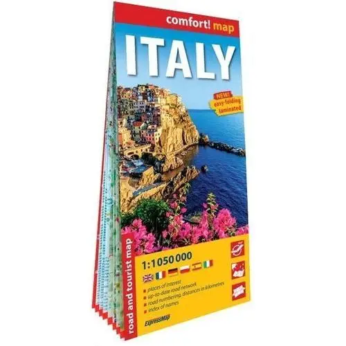Comfort!map Włochy (Italy) 1:1 050 000 laminowana