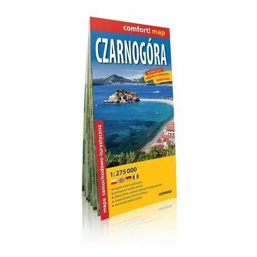 Czarnogóra laminowana mapa samochodowo-turystyczna 1:275 000 - praca zbiorowa Expressmap