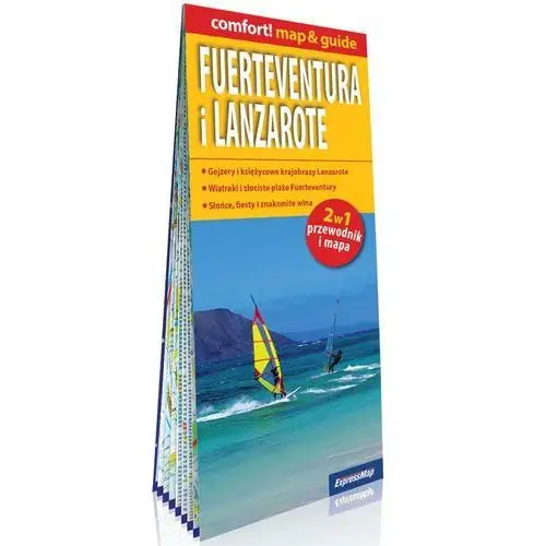 Expressmap Fuerteventura i lanzarote laminowany map&guide (2w1: przewodnik i mapa)