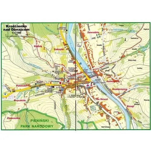 Gorce i pieniny 1:50 000. laminowana mapa turystyczna. wyd. 2022. Expressmap
