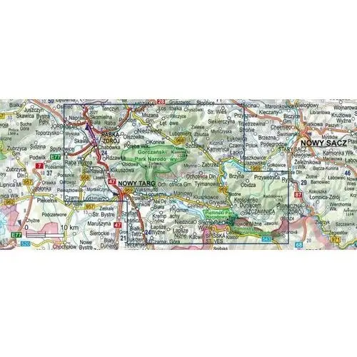 Expressmap Gorce i pieniny 1:50 000. mapa turystyczna