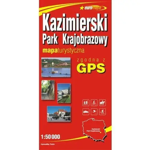 Kazimierski Park Krajobrazowy mapa 1:50 000 ExpressMap