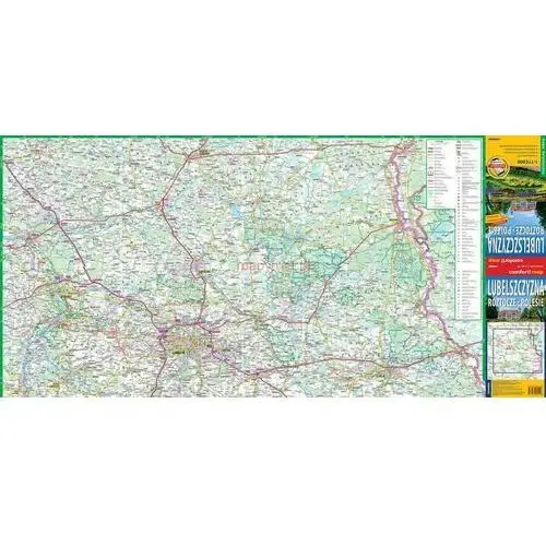 Lubelszczyzna. roztocze, polesie laminowana mapa turystyczna 1:175 000, 6900