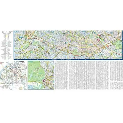 Paryż 1:15 000. laminowana mapa / plan miasta. wyd. 2023. Expressmap