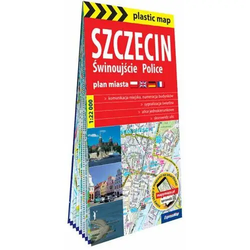 Expressmap Plastic map szczecin, świnoujście, police w.2023