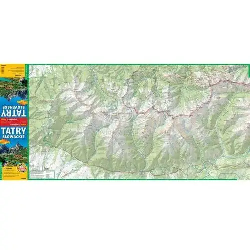 Expressmap Tatry słowackie 1:30 000. laminowana mapa turystyczna. wyd. 2023