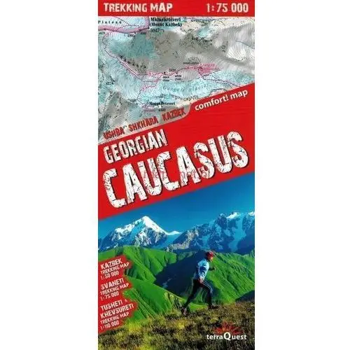 Trekking map georgian caucasus 1:75 000 Expressmap