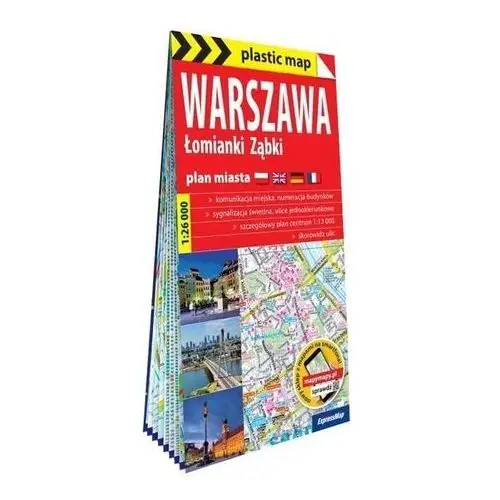 Expressmap Warszawa, łomianki, ząbki 1:26 000 plan miasta