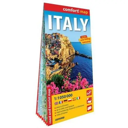 Włochy 1:1 050 000. Laminowana mapa samochodowo-turystyczna. Wyd. 2023. ExpressMap, 6857