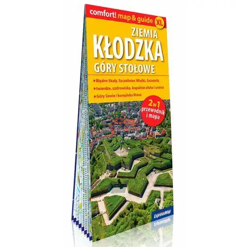 Expressmap Ziemia kłodzka góry stołowe laminowany map&guide xl 2w1 przewodnik i mapa) - książka