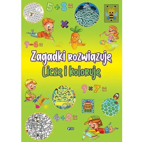 Fenix Zagadki rozwiązuje. liczę i koloruję