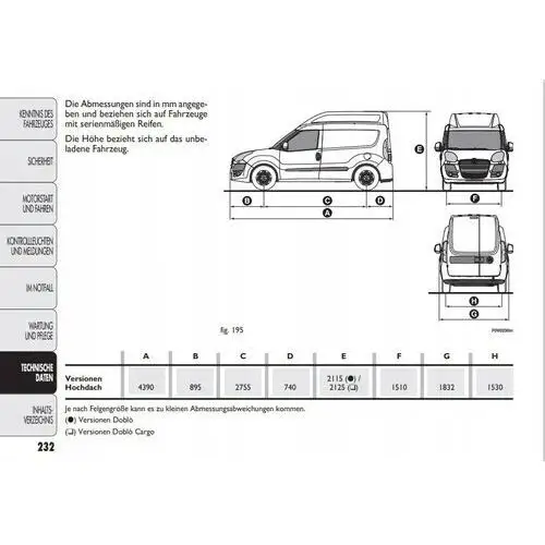 Fiat Doblo 2009 2014 Instrukcja Obsługi