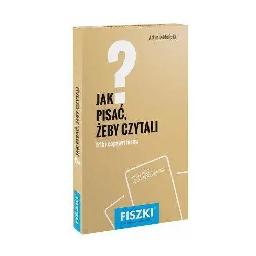 Fiszki. Jak pisać, żeby czytali?