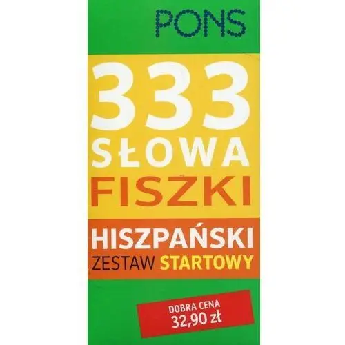 Fiszki na ostro. 333 słowa. Hiszpański. Zestaw startowy