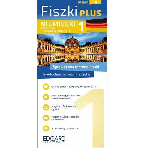 Fiszki Plus. Niemiecki dla średnio zaawansowanych (B1). Część 1