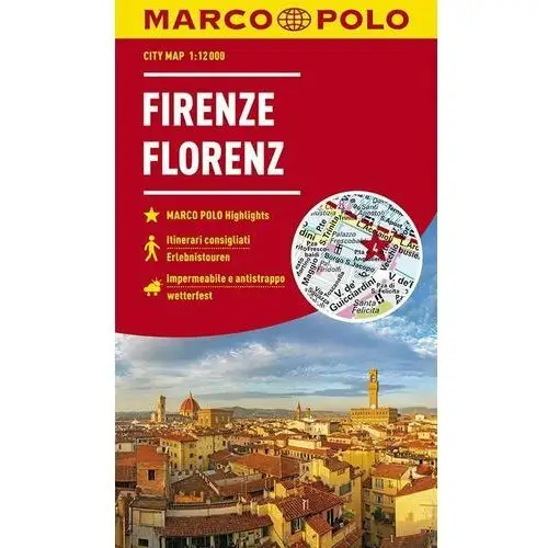 Florenz. Mapa 1:12 000