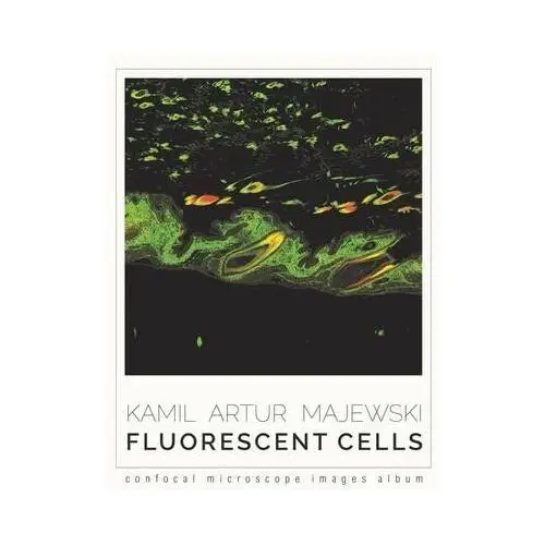 Fluorescent cells. confocal microscope images album