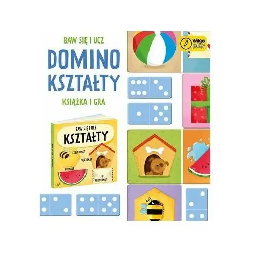 Baw się i ucz. domino. kształty. gra i książka