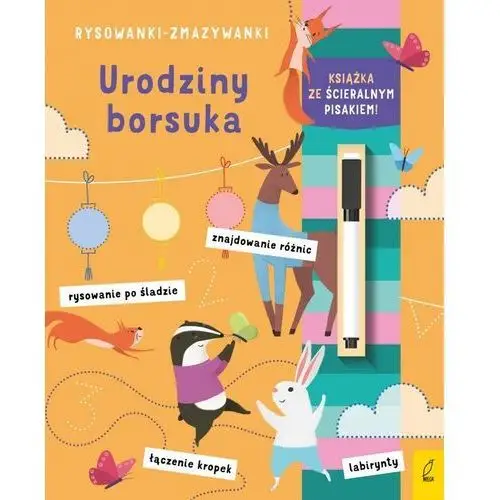 Foksal Rysowanki-zmazywanki. urodziny borsuka 2