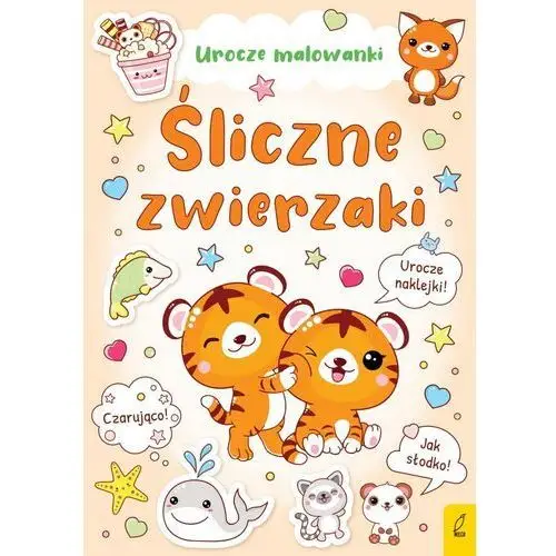 Urocze malowanki. śliczne zwierzaki Foksal