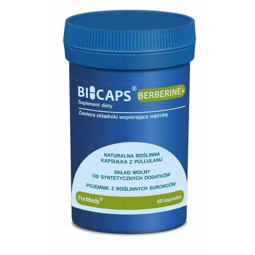 Formeds, Bicaps Berberine+, Wątroba Cholesterol, 60 kaps