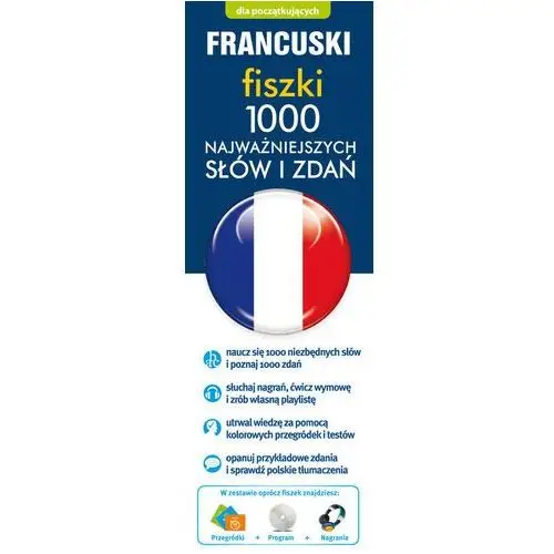 Francuski fiszki. 1000 najważniejszych słów i zdań (+CD) Praca zbiorowa