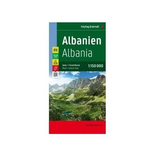 Freytag and berndt Mapa albania 1:150 000