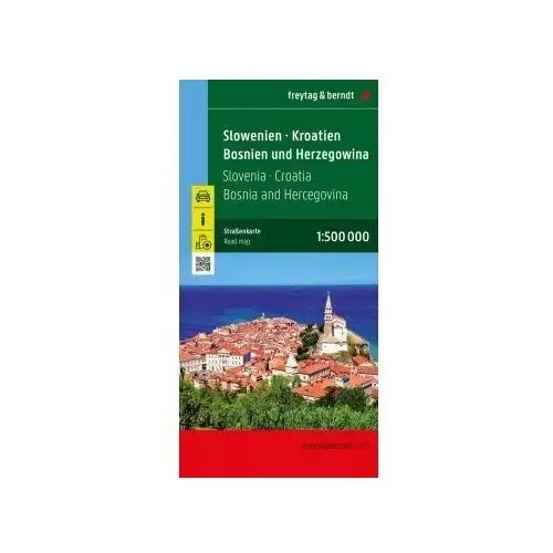 Freytag and berndt Mapa słowenia chorwacja bośnia i hercegowina 1:500 000 fb