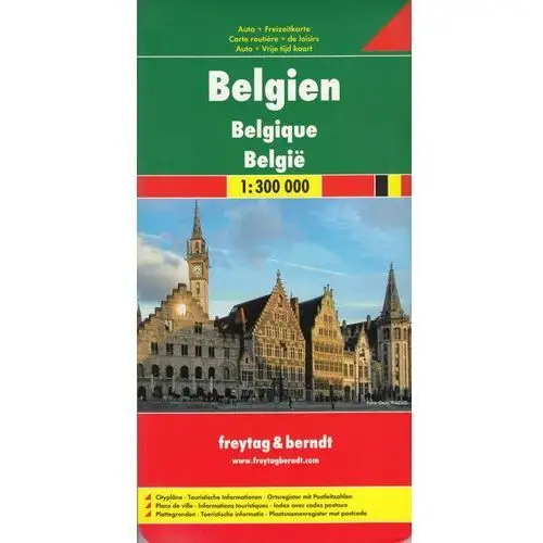 Belgia mapa 1:300 000 Freytag & Berndt