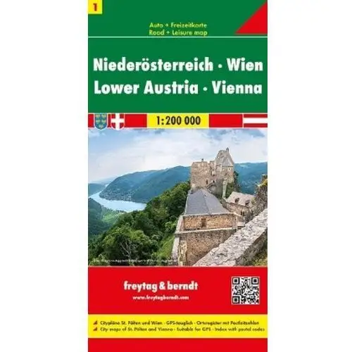 Dolna Austria. Wiedeń / Niederosterreich - Wien. Mapa samochodowo-turystyczna. Freytag & Berndt, 6651