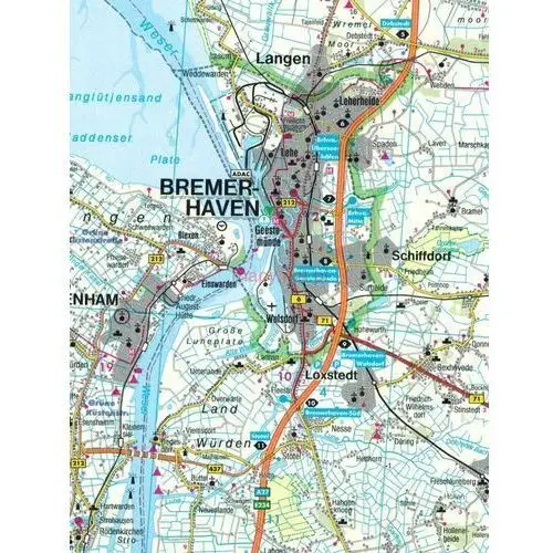 Niemcy: dolna saksonia / niedersachsen. bremen. mapa turystyczno-samochodowa 9. freytag&berndt Freytag & berndt