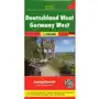 Niemcy zachodnie, holandia, belgia, luksemburg. mapa samochodowa, składana. Freytag & berndt Sklep on-line