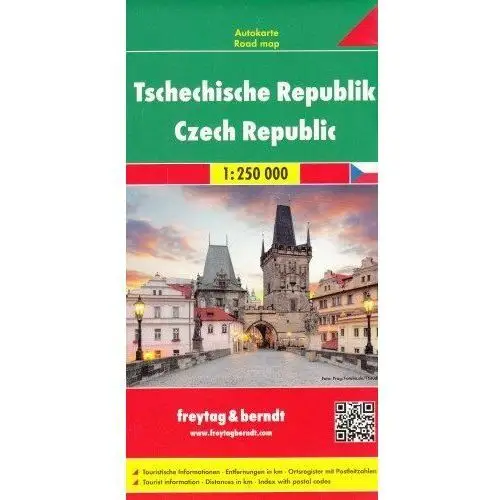 Freytag-berndt u. artaria Mapa samochodowa - czechy 1:250 000