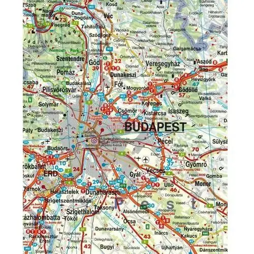 Węgry 1:400 000. Mapa samochodowo-turystyczna. Wyd. 2020. Freytag & Berndt